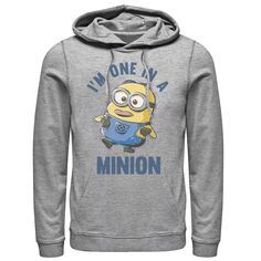 Мужская толстовка с рисунком «Гадкий я Миньоны» Dave One In A Minion Licensed Character