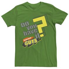 Мужская винтажная футболка с логотипом и графическим рисунком Guts Do You Have It Nickelodeon