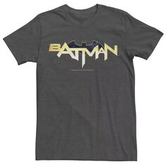 Мужская футболка с текстовым логотипом на груди в стиле Бэтмена Modern DC Comics