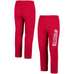 Мужские красные флисовые брюки Houston Cougars Colosseum