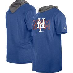 Мужская футболка с капюшоном Royal New York Mets Team New Era