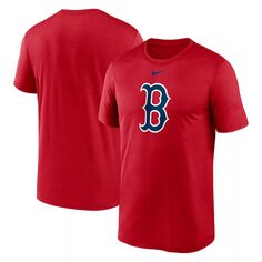 Мужская красная футболка Boston Red Sox Big &amp; Tall с логотипом Legend Performance Nike