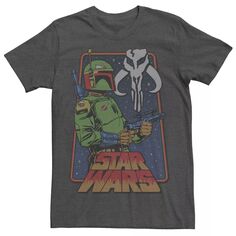 Мужская футболка Boba Fett The Mandalorian Vibrance Star Wars