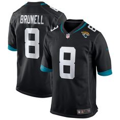 Мужская черная майка игрока пенсионера Mark Brunell Jacksonville Jaguars Game Nike