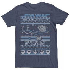 Мужская футболка с рисунком Falcon Sweater Star Wars