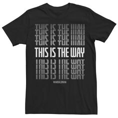 Мужская футболка с надписью The Mandalorian This Is The Way Star Wars