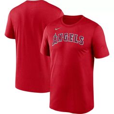 Мужская красная футболка Los Angeles Angels с надписью Legend Performance Big &amp; Tall Nike