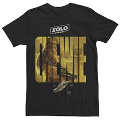 Мужская футболка Solo Chewie с надписью Drop Star Wars