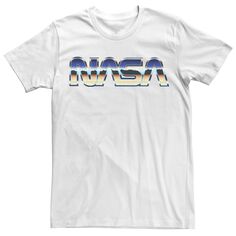 Мужская футболка с хромированным логотипом NASA Dune Landscape в стиле ретро Licensed Character