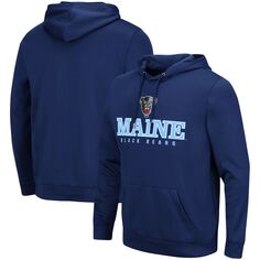 Мужской темно-синий пуловер с капюшоном и капюшоном Maine Black Bears Lantern Colosseum