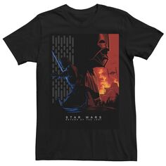 Мужская футболка с абстрактным плакатом и графическим изображением «Звездные войны: Возвращение джедая Люка Вейдера» Licensed Character