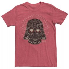 Мужская футболка с изображением сахарного черепа Дарта Вейдера Star Wars