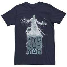 Мужская футболка с рисунком «Человек-паук вдали от дома» Hydro-Man и надписью «Stack» Marvel