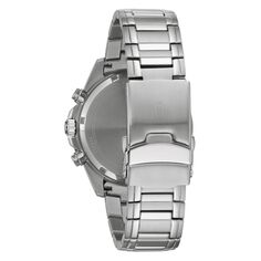 Мужские часы с хронографом из нержавеющей стали — 98B344 Bulova