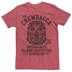 Мужская футболка с рисунком Chewbacca Intergalactic Dejarik Competition Star Wars