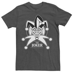 Мужская классическая футболка с плакатом DC Comics Joker Smiling Licensed Character