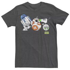 Мужская футболка с рисунком The Rise of Skywalker Droid Party Star Wars