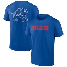 Мужская двусторонняя футболка Profile Royal Buffalo Bills Big &amp; Tall