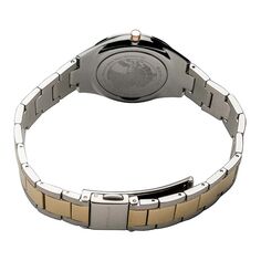 Женские ультратонкие двухцветные часы-браслет из нержавеющей стали — 17231-704 BERING