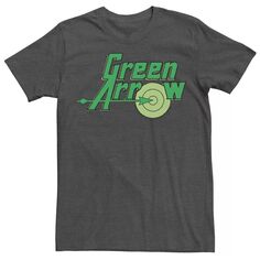 Мужская футболка с винтажным текстовым плакатом The Green Arrow DC Comics