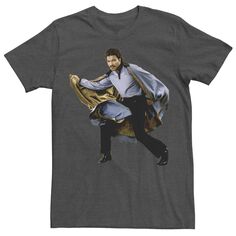 Мужская футболка с портретом в стиле ретро Lando Calrissian Star Wars