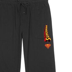 Мужские пижамные брюки с эмблемой Супермена и логотипом Licensed Character