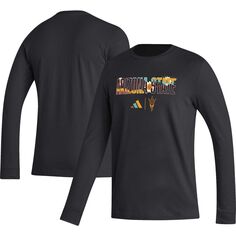 Мужская черная футболка с длинным рукавом Arizona State Sun Devils Honoring Black Excellence adidas