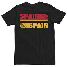 Мужская футболка Gonzales Spain с яркими буквами и надписью Licensed Character
