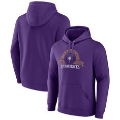 Мужская фиолетовая толстовка с капюшоном Arizona Diamondbacks Utility Pullover Majestic