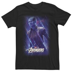 Мужская футболка с плакатом «Мстители: Финал» и «Туманность Галактики» Marvel