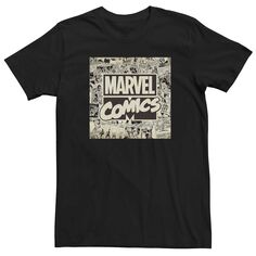 Мужская футболка с логотипом Marvel Vintage Comics Licensed Character