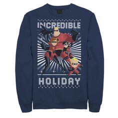 Мужской свитшот с портретом The Incredibles Holiday Disney / Pixar