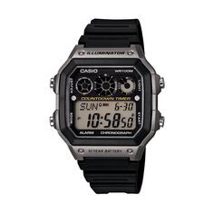 Мужские часы с цифровым хронографом - AE1300WH-8AVCF Casio