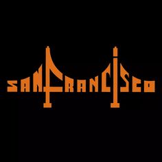 San Francisco Bridge — мужская бейсбольная футболка с надписью реглан с рисунком Word Art LA Pop Art