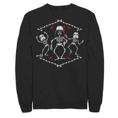 Мужской флисовый пуловер с рисунком Vader And Troopers Skeletons Star Wars