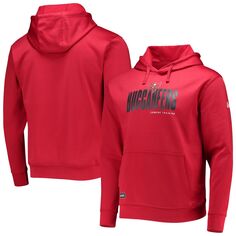 Мужская красная толстовка с капюшоном Tampa Bay Buccaneers Combin Authentic Hard Hash Pullover New Era