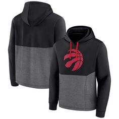 Мужской черный пуловер с капюшоном Toronto Raptors Winter Camp с логотипом Fanatics
