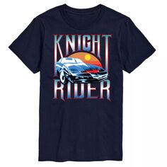 Футболка с рисунком Big &amp; Tall Knight Rider License, синий