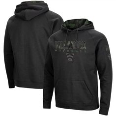 Мужской черный пуловер с капюшоном Villanova Wildcats OHT Military Appreciation Camo Colosseum