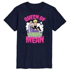 Футболка с рисунком Злодеи Диснея Big &amp; Tall Queen Of Mean License, синий