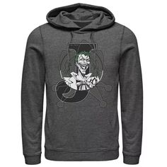 Мужская классическая футболка с логотипом The Joker Ringer DC Comics