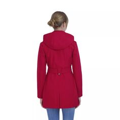 Женская двубортная куртка Soft Shell с капюшоном Sebby Collection