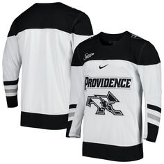Мужская белая хоккейная майка Providence Friars Replica Nike