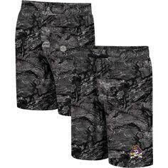Мужские темно-серые шорты для плавания ECU Pirates Realtree Aspect Ohana Colosseum
