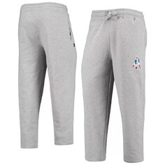 Мужские серые спортивные штаны для бега New England Patriots Team Throwback Option Starter