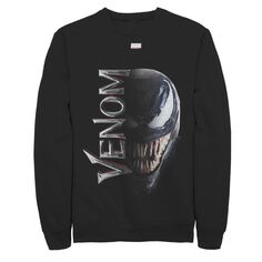 Мужской флисовый пуловер с рисунком Venom Split Down The Middle Grin Marvel