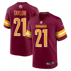 Мужская игровая майка отставного игрока Sean Taylor бордового цвета Washington Commanders Nike