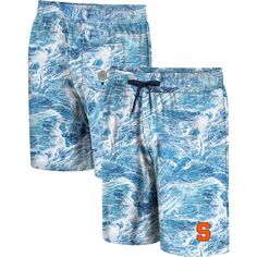 Мужские синие шорты для плавания Syracuse Orange Realtree Aspect Ohana Colosseum
