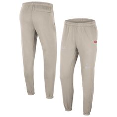 Мужские брюки-джоггеры кремового цвета Ohio State Buckeyes Nike