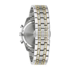 Мужские двухцветные часы-хронограф — 98A243 Bulova